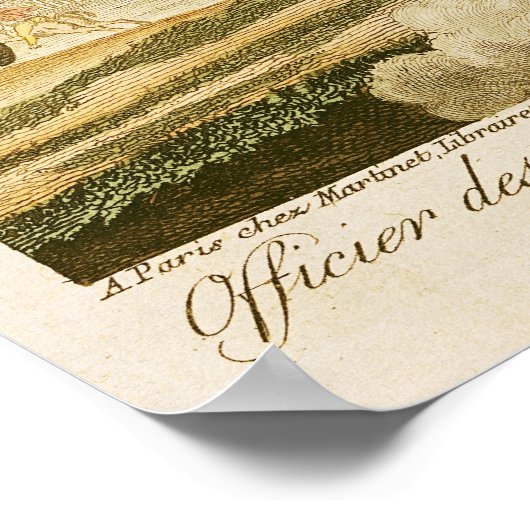 Officier van de echtgenoot van de imperiale garde poster (Hoek)