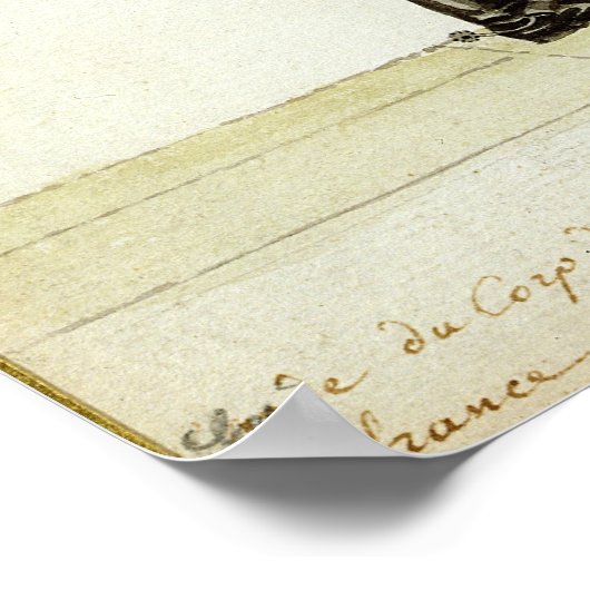 Officier van de Garde du Corps Poster (Hoek)