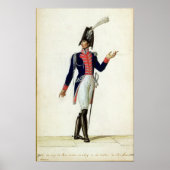 Officier van de Garde du Corps Poster (Voorkant)
