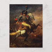 Officier van de Hussars, 1814 Briefkaart (Voorkant)