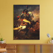 Officier van de Hussars, 1814 Canvas Afdruk (Insitu (Woonkamer))