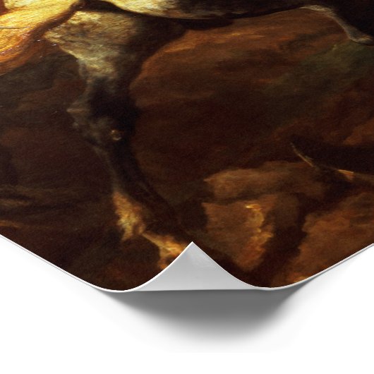 Officier van de Hussars, 1814 Poster (Hoek)