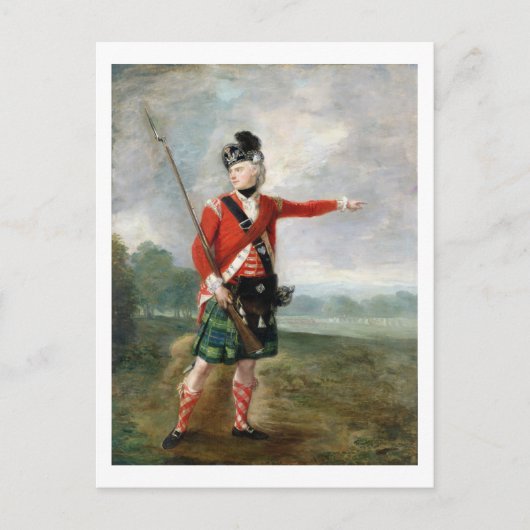 Officier van de Lichte Onderneming van de 73e Hoog Briefkaart (Voorkant)