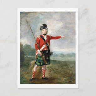 Officier van de Lichte Onderneming van de 73e Hoog Briefkaart