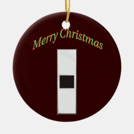 Officier van het leger 1 kerstversiering keramisch ornament (Voorkant)