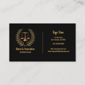 Officier van Justitie, Gouden Krans & Schaal van d Visitekaartje (Achterkant)