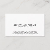 Officier van Justitie kantoor professioneel modern Visitekaartje (Voorkant)