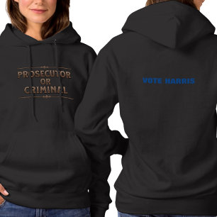 Officier van Justitie of Criminal Vote Harris Hoodie