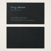 Officier van Justitie Unieke Speciale Zwarte Profi Visitekaartje (Voorkant /achterkant)