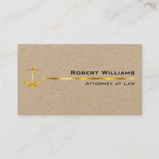 Officier van Justitie van de advocatuur Profession Visitekaartje (Voorkant)