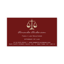 Officier van Justitie van de Wet Burgundy Gold Sca