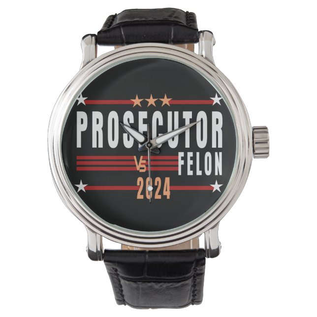 Officier van Justitie vs Felon 2024 eWatch Horloge (Voorkant)