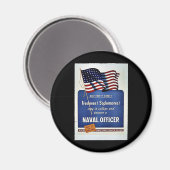 officier zeemacht magneet (Voorkant / Achterkant)