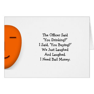 Officier zei dat je grappig Drink een glimlach-Kaa