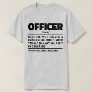 Officier zelfstandig naamwoord definitie wetshandh t-shirt