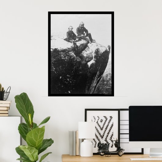 Officieren op de Lookout Mountain, TN 1864 Poster (Thuiskantoor)