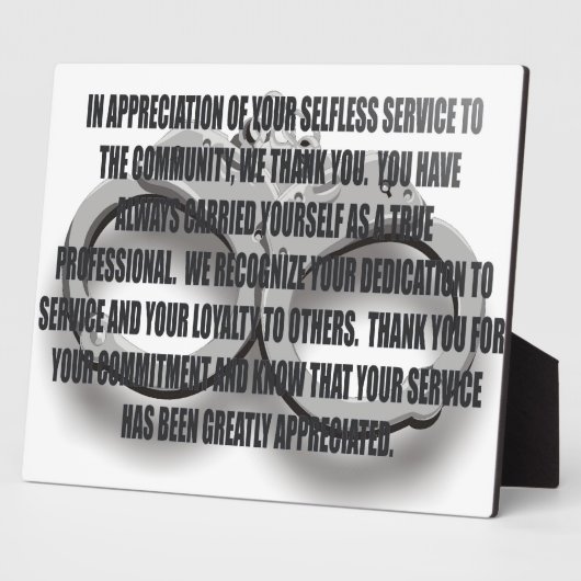 OFFICIERSTERRETIMENT PLAQUE FOTOPLAAT (Zijkant)