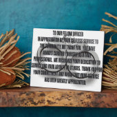 OFFICIERSTERRETIMENT PLAQUE FOTOPLAAT (Zijkant)