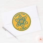 officieuze mars voor Sticker wetenschap (Envelop)