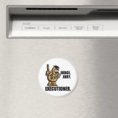 Offisa Pupp: "Rechter, jury, executeur" Magneet (Insitu (Vaatwasser))