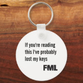 Offische FML-Sleutelhanger: verloren toetsen Sleutelhanger (Voorkant)