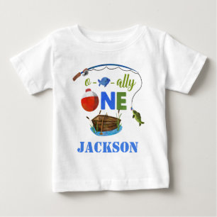 Offishally ONE baby t-shirt Kleine visser shirt