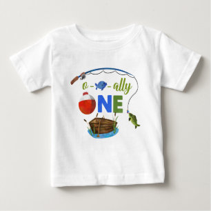 Offishally ONE baby t-shirt Kleine visser shirt