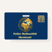 Offizielle Illuminati-Mitgliedskarte Badge (Achterkant)