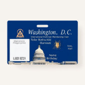 Offizielle Illuminati-Mitgliedskarte Badge (Voorkant)