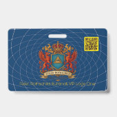 Offizielle Illuminati-Mitgliedskarte Badge (Achterkant)