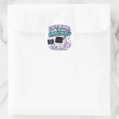 Offline En Ongestoord Retro Sticker (Tas)