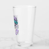 Offline En Ongestoord Retro Sticker Glas (Links)