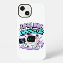 Offline En Ongestoord Retro Sticker