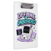 Offline En Ongestoord Retro Sticker Klembord (Rechts)