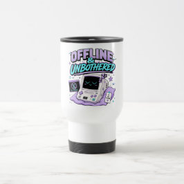 Offline En Ongestoord Retro Sticker Reisbeker