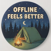 Offline Feels Better Ronde Button 6,0 Cm (Voorkant)