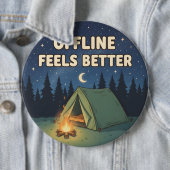 Offline Feels Better Ronde Button 6,0 Cm (In situ)