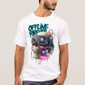 Offline Forever – Unplug to Survive T-shirt (Voorkant)