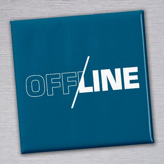 Offline | Geek Humor Magneet