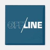 Offline | Geek Humor Magneet (Voorkant)