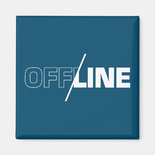 Offline | Geek Humor Magnet (Voorkant)