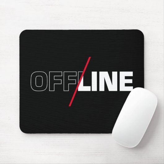 Offline | Geek Humor Muismat (Met muis)