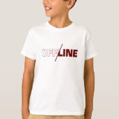 Offline | Geek Humor T-Shirt (Voorkant)
