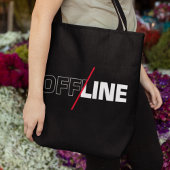 Offline | Geek Humor Tote Bag
