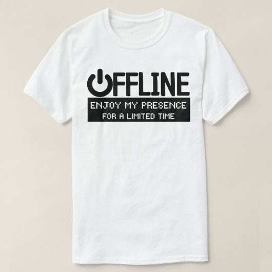 Offline Geniet voor een beperkte tijd van mijn aan T-shirt (Design voorkant)