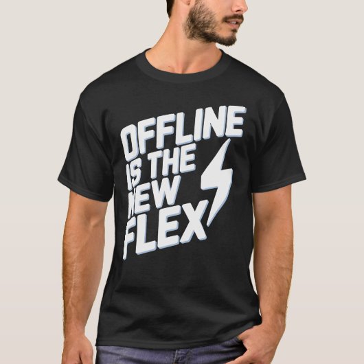 Offline is de nieuwe Flex T-shirt (Voorkant)