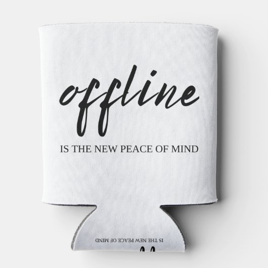 Offline is de nieuwe gemoedsrust blikjeskoeler (Achterkant)