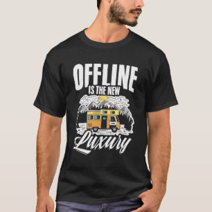 Offline is de nieuwe luxe kampeertent voor kampeer t-shirt