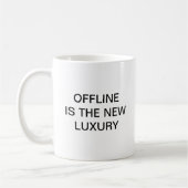 Offline is de nieuwe luxe koffiemok (Links)