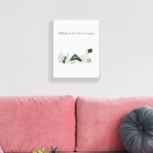 Offline Is de Nieuwe Luxe print (Insitu (Woonkamer))